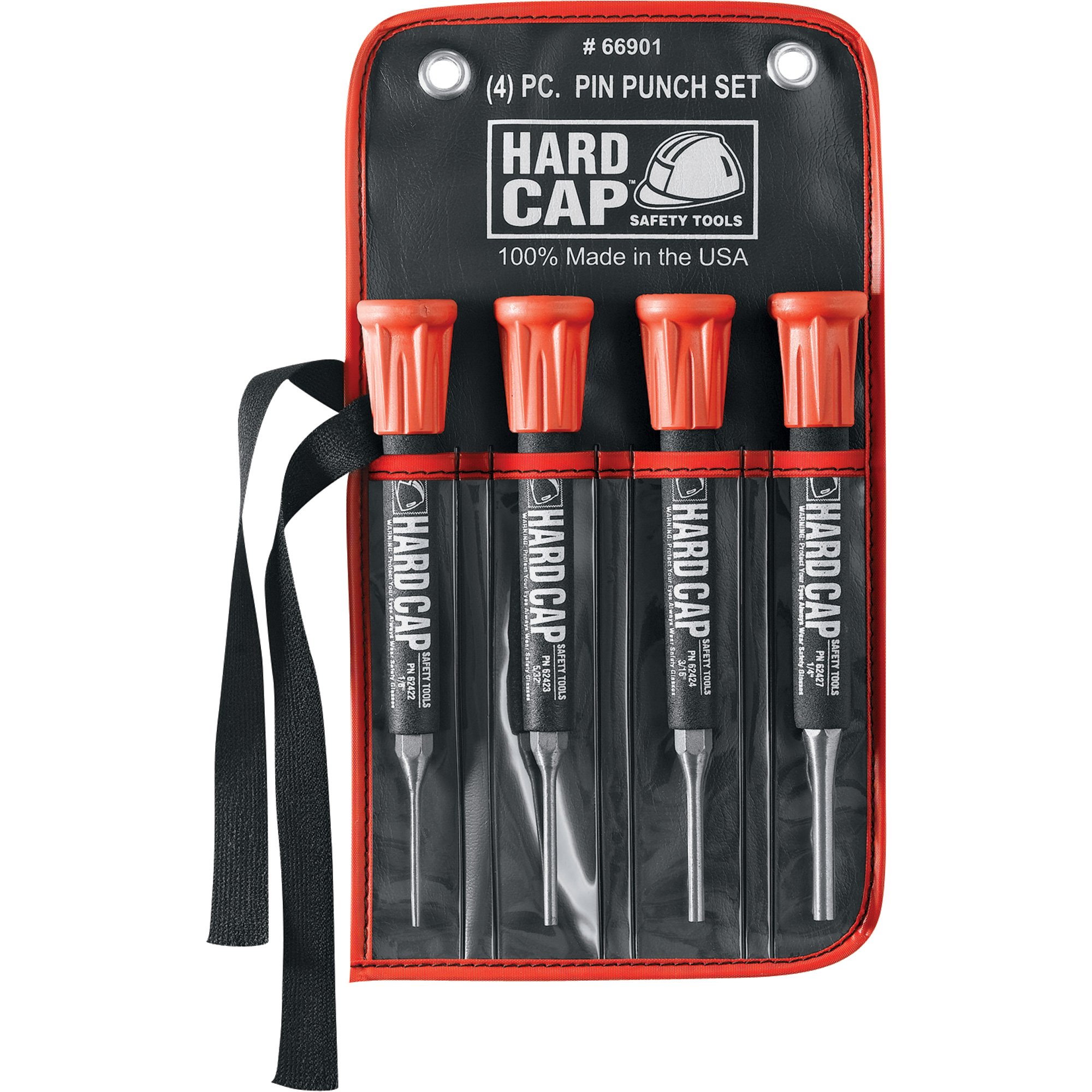 Baltimore Tool Hard Cap Punch & Chisel — 4-Pc. Set, Pin Punch, Model# 66901